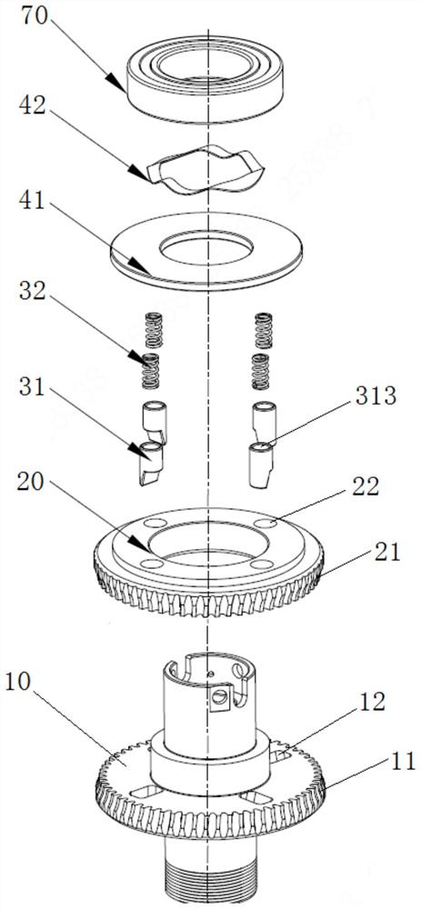 蜗轮组件及具有其的传动装置