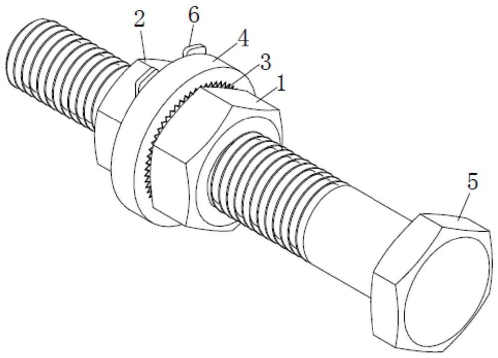 一种工程用螺栓防松结构