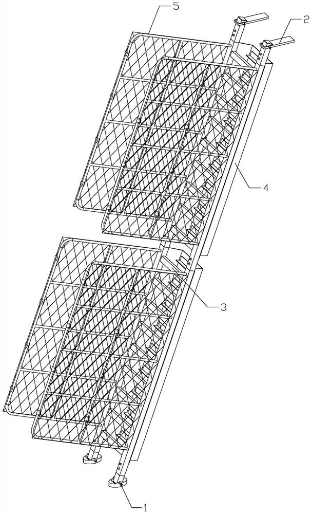 一种用于桥梁施工的高空作业爬梯及其使用方法