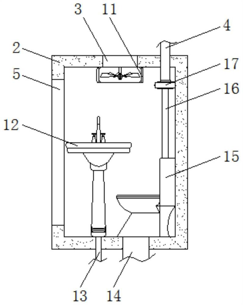 一种循环水系统节能环保型厕所