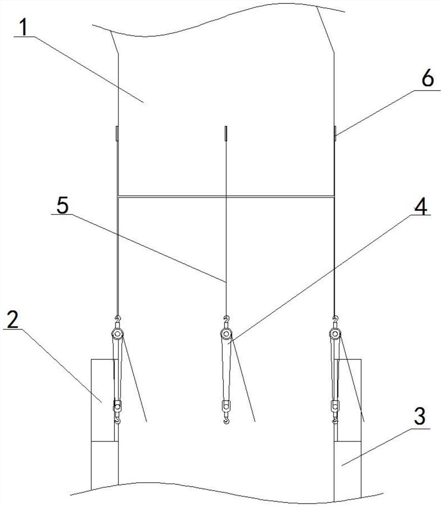 中小管径长输线管线直弯管与直管空中对接的方法