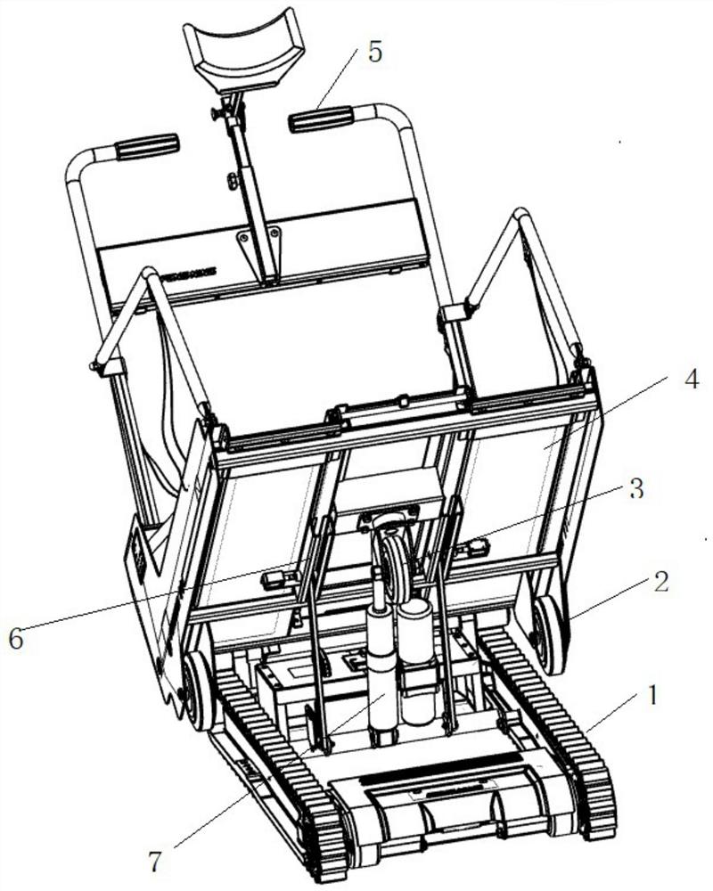 一种轮椅专用的爬楼机