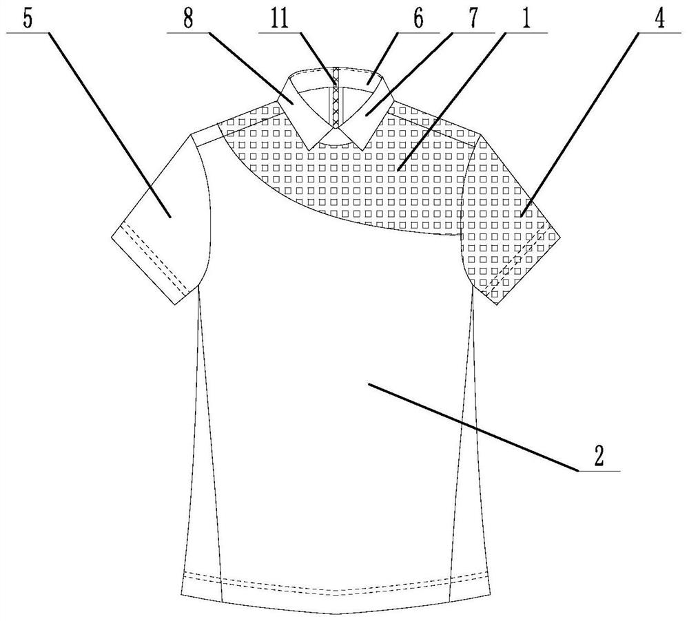 排汗透气衬衫及其制作方法
