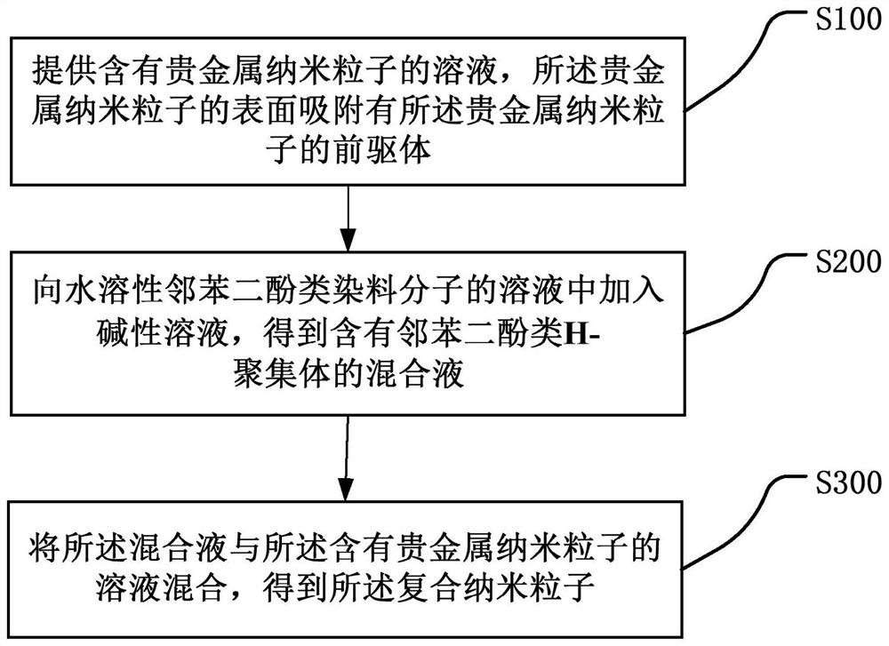 一种复合纳米粒子及其制备方法与应用