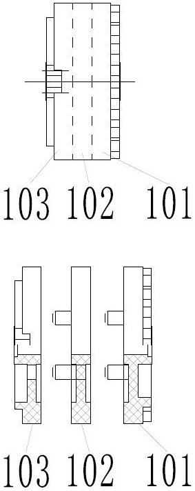 一种光电直读组合字轮及字轮上的编码结构