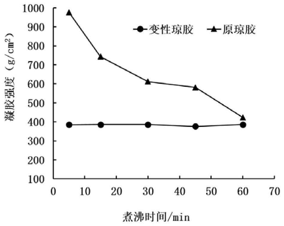 一种变性琼胶的制备方法及应用