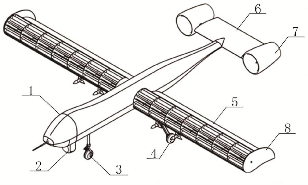 一种可垂直起降的涵道扇翼无人机及其控制方法