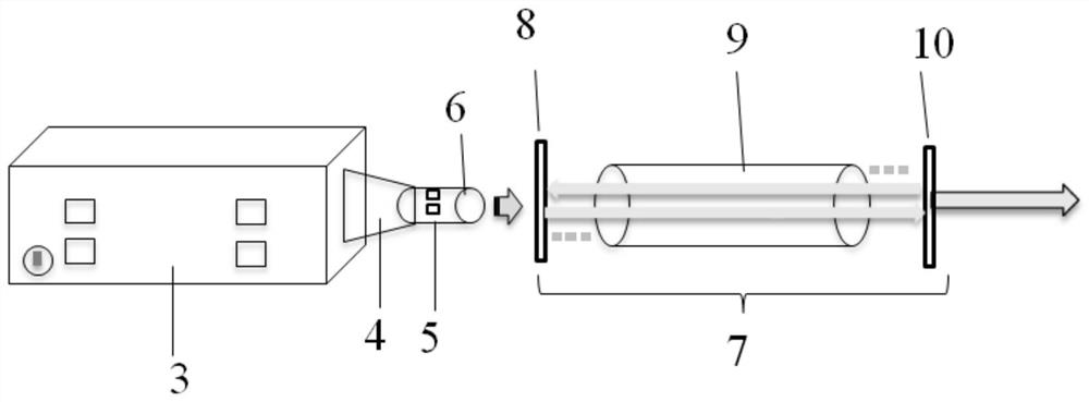 一种基于折射率高度匹配增益介质的氙灯泵浦固体激光器