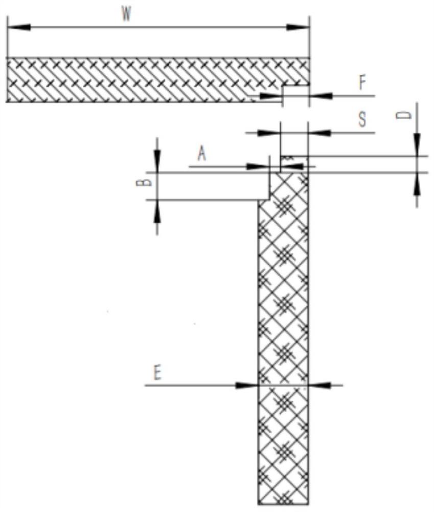 一种单边剪切型超声焊接结构