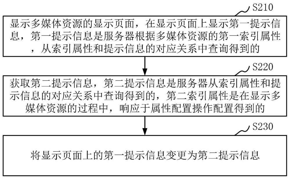 信息显示方法、装置、终端、服务器