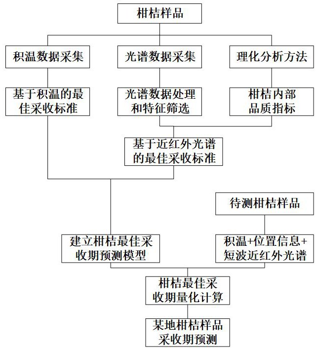 一种柑桔最佳采收期预测方法