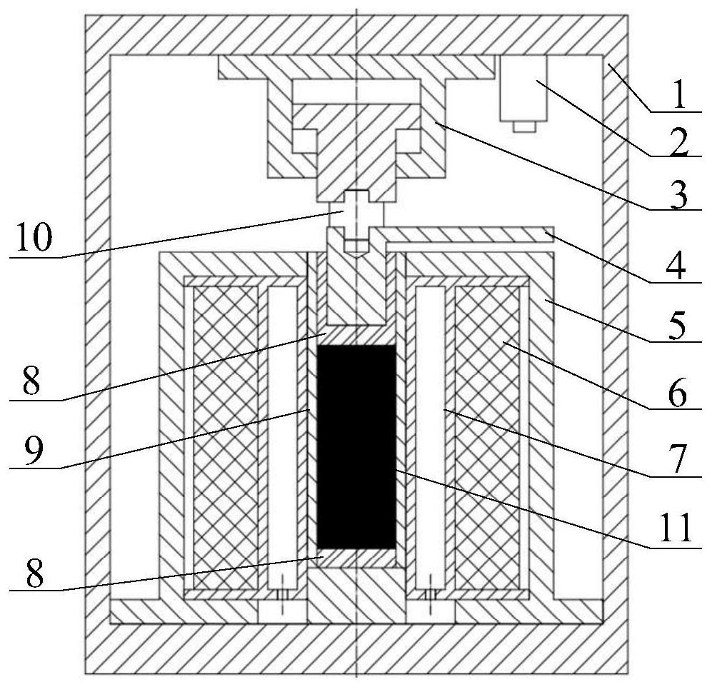 超磁致伸缩材料弹性模量测试及其自动建模装置