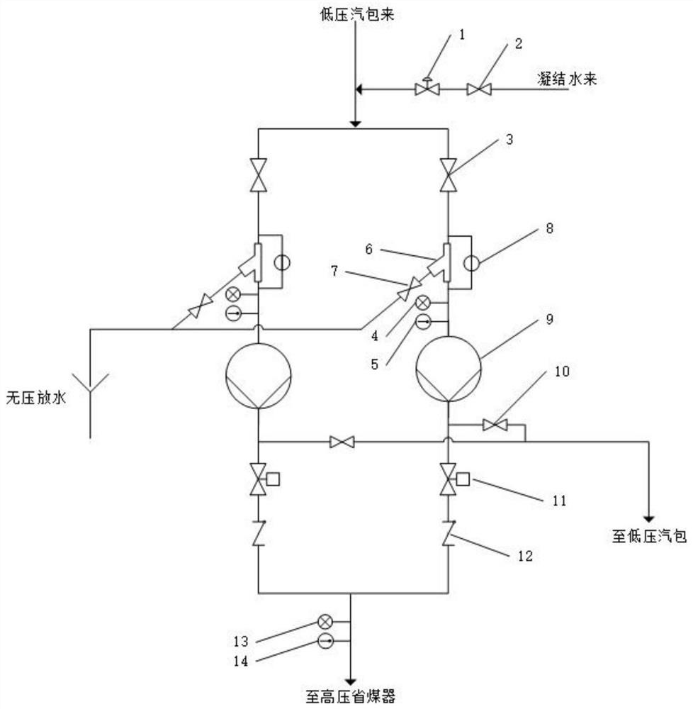 一种防止高压给水泵汽蚀系统及其控制方法