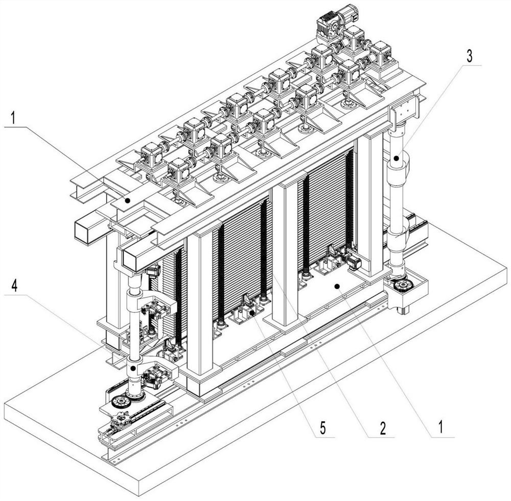 一种片式散热器自动叠片装置及工艺方法