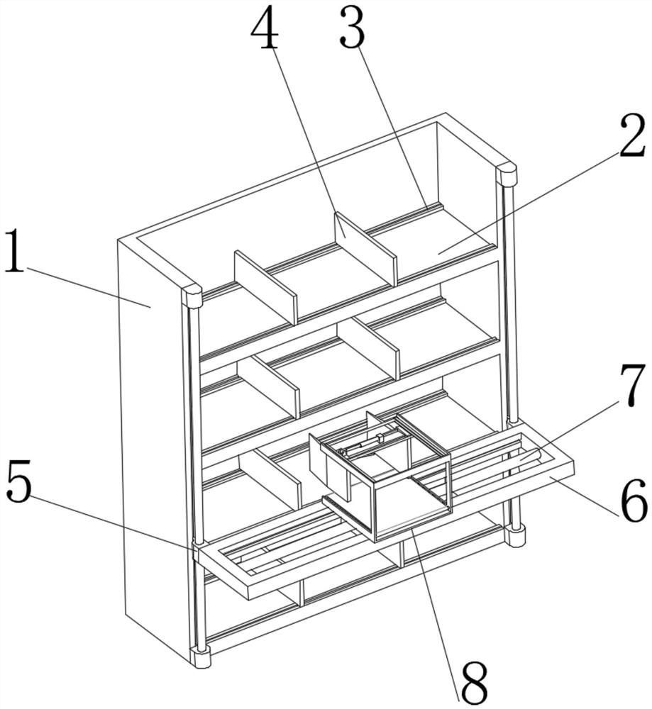 一种物流仓储用智能存储架装置