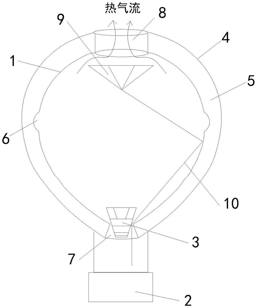 一种双层球囊节能安全型热气球飞行器