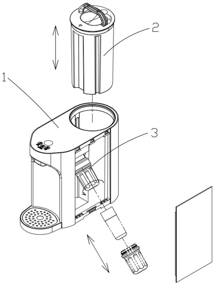 一种带封闭式水箱的即热饮水机