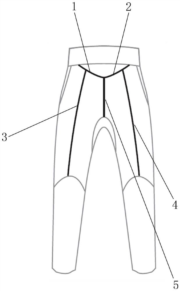 一种立体塑身裤