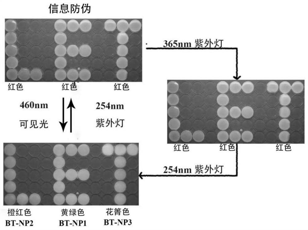 一种零串扰的颜色指定的光开关双色荧光聚合物纳米粒子及其应用