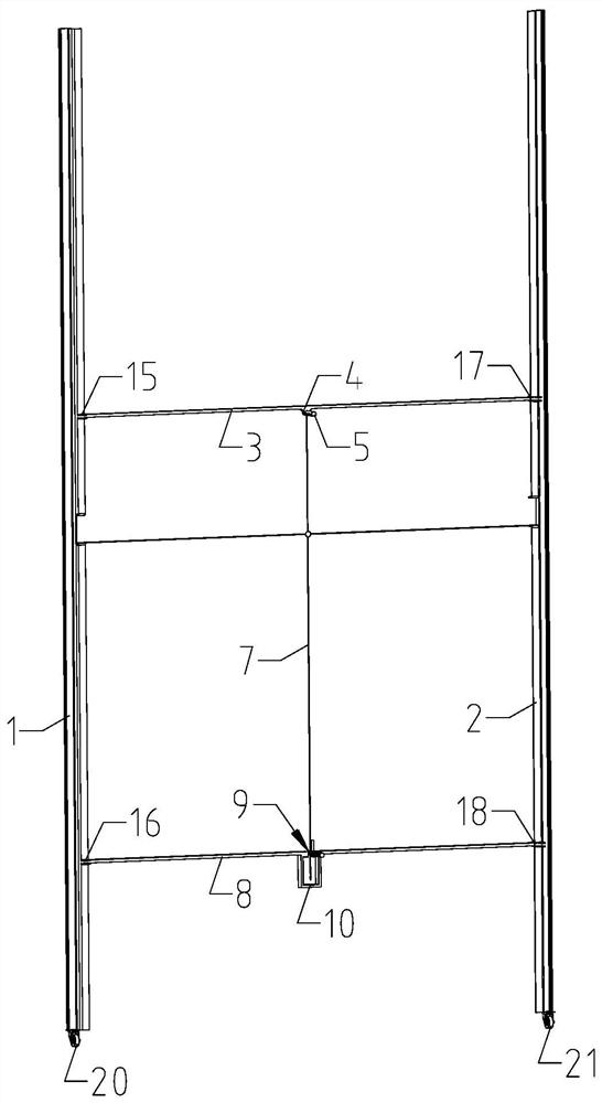 一种建筑用墙体工程垂度验收方法