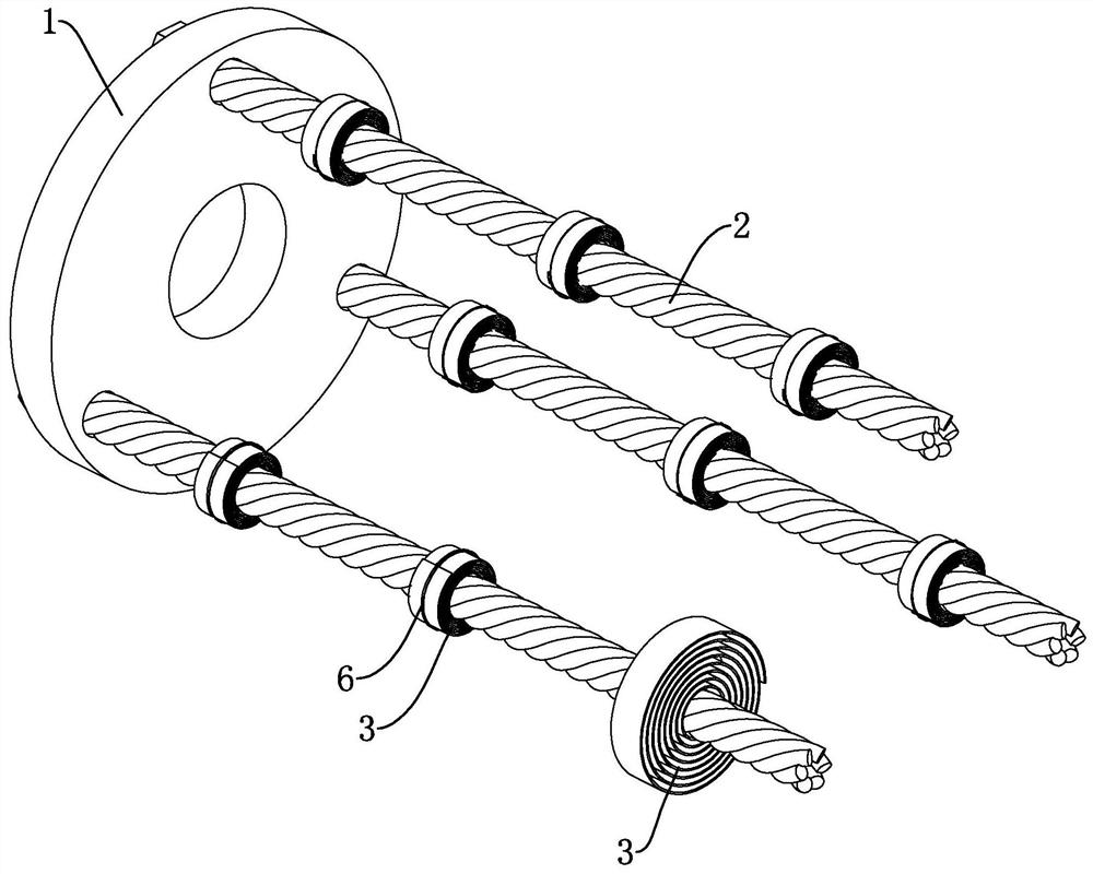 一种旋喷锚杆及应用在旋喷锚杆上的支撑件及施工方法