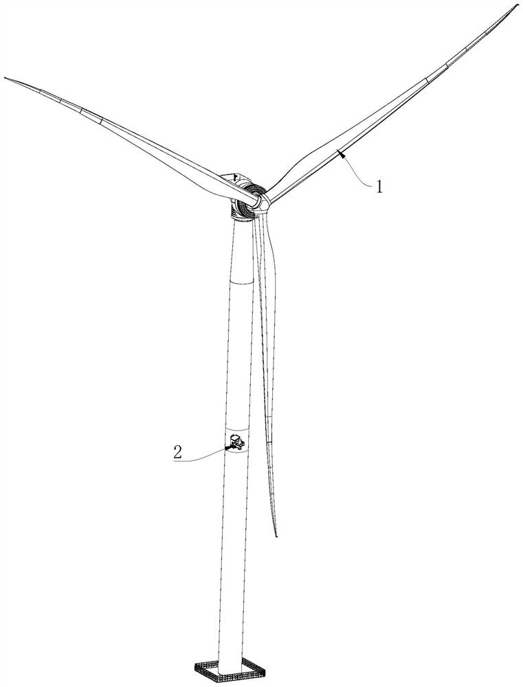 一种风力发电用线路连接防脱落装置