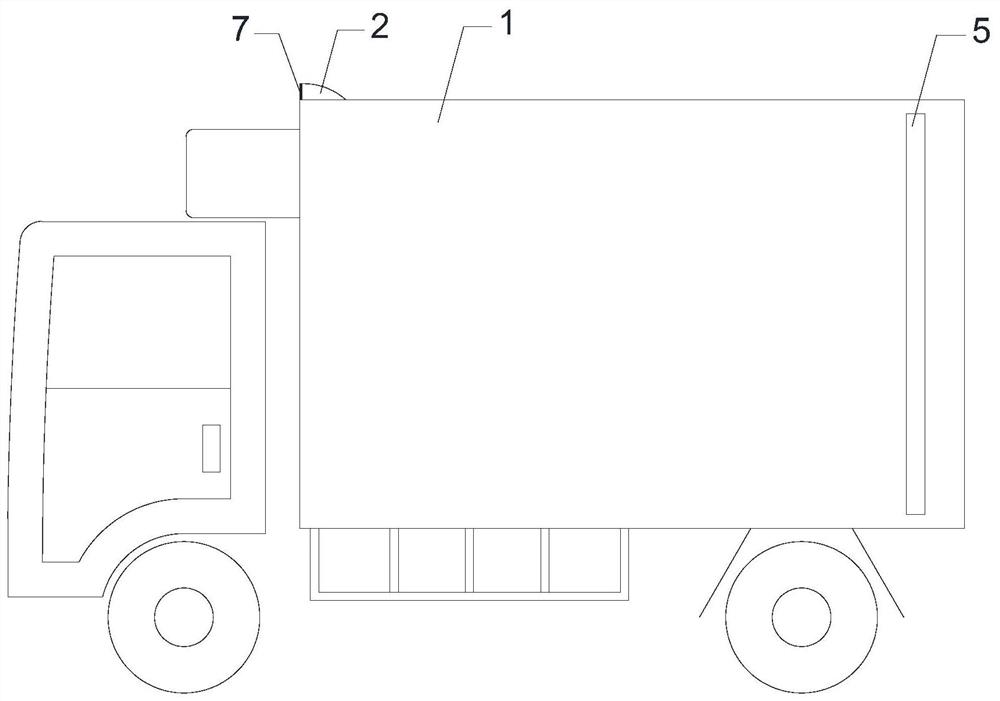 一种自动换气式冷藏车