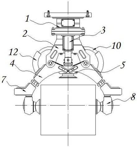 一种基于数字孪生的工业机器人用吸附式机械抓手结构