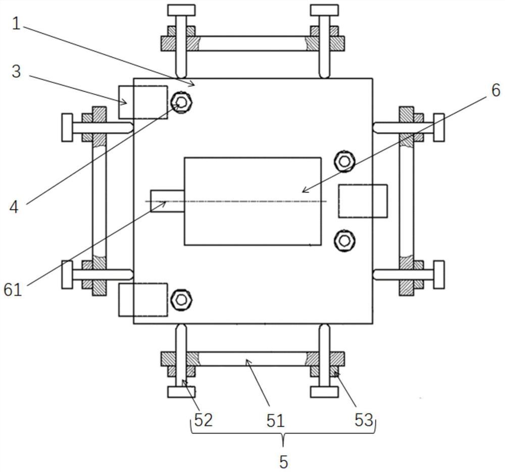 一种六自由度微米级同轴度调节装置及调节方法