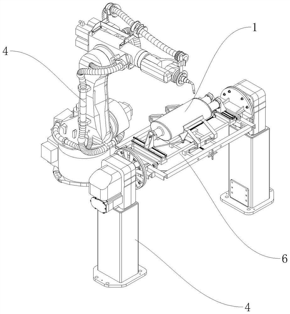 一种汽车排气管全自动鱼鳞焊接工装设备