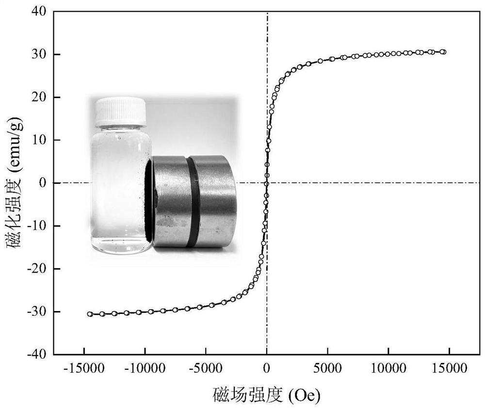 一种用于水中有机阴离子染料吸附的磁性氨基碳纳米管及其制备方法