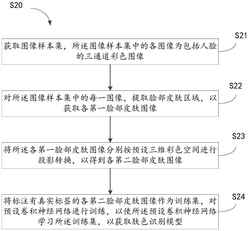 训练肤色识别模型的方法、识别肤色的方法及相关装置