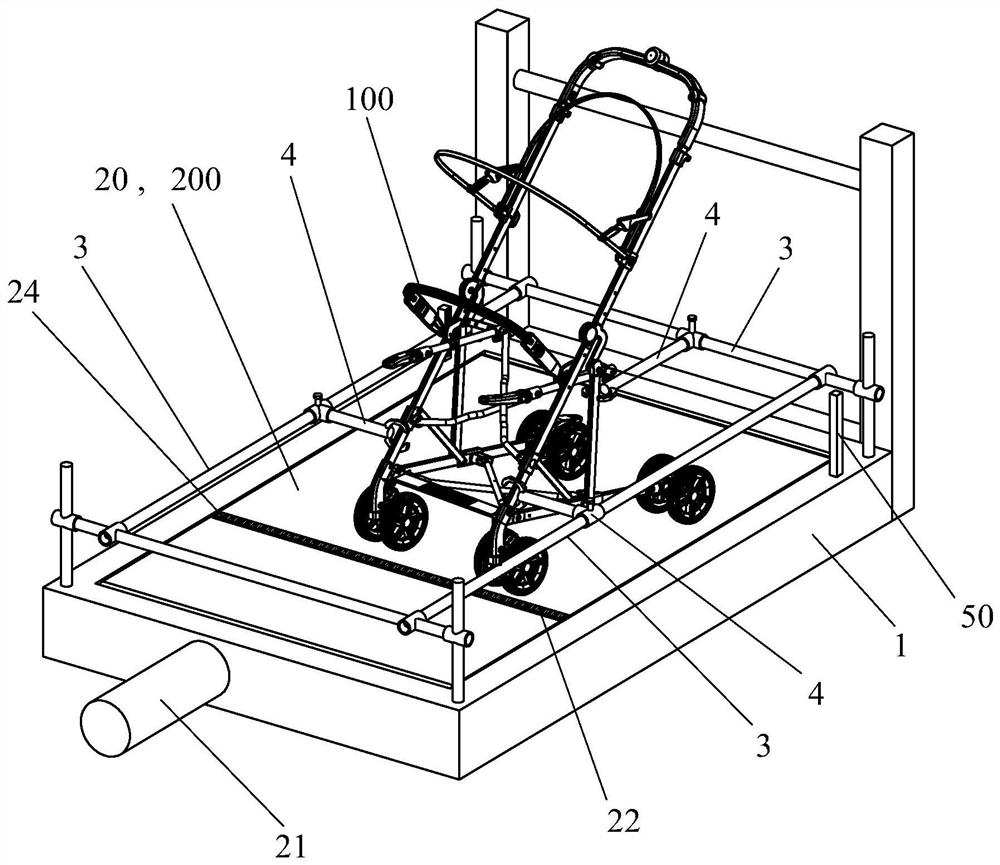 婴儿推车行走测试装置