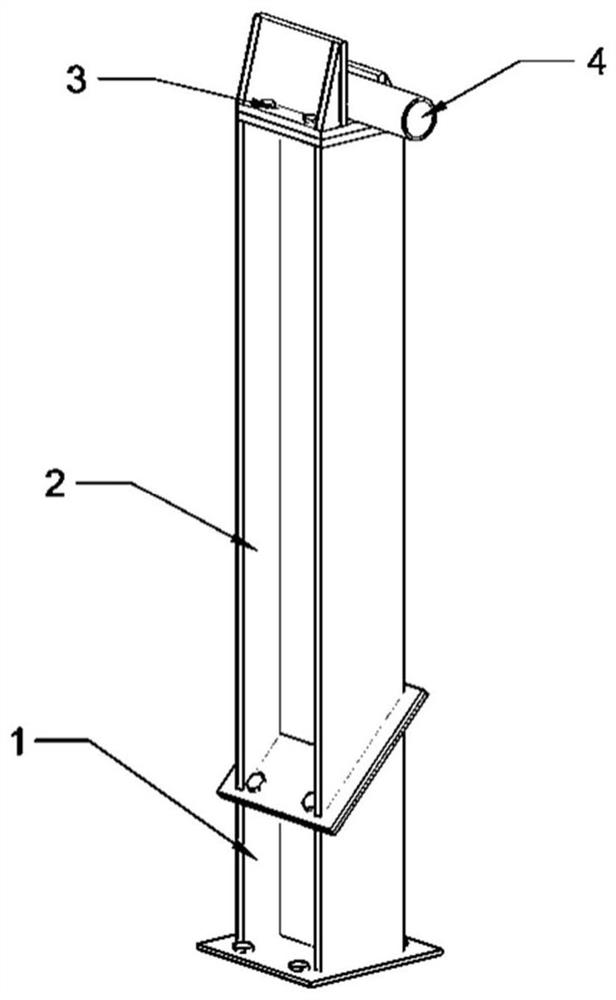 一种管桁架高空拼装上弦支撑及其施工方法