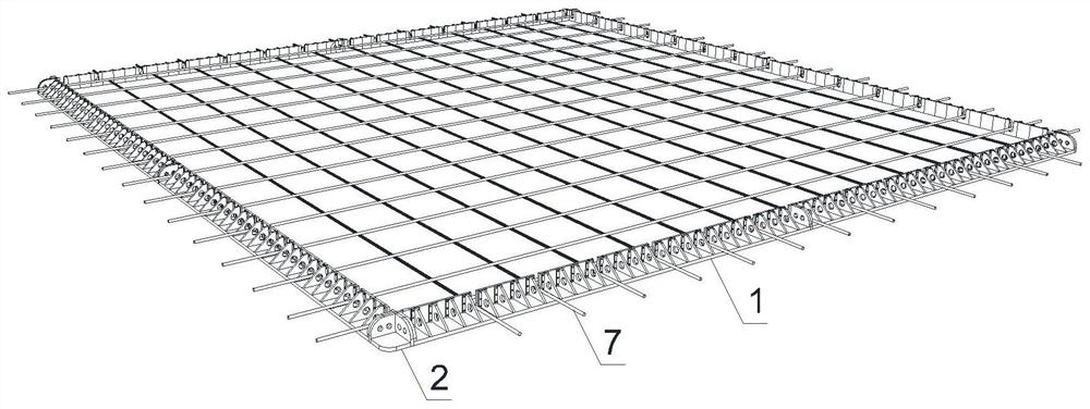 一种模块化组装的叠合楼板通用模具
