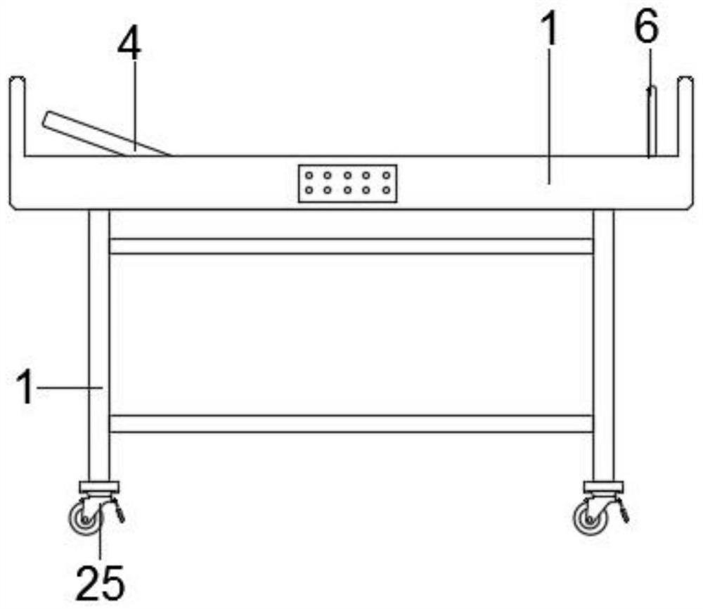 一种用于急诊科的多功能医疗床