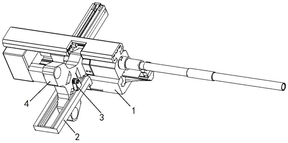 一种大口径火炮爆发装填装置的弹巢装置