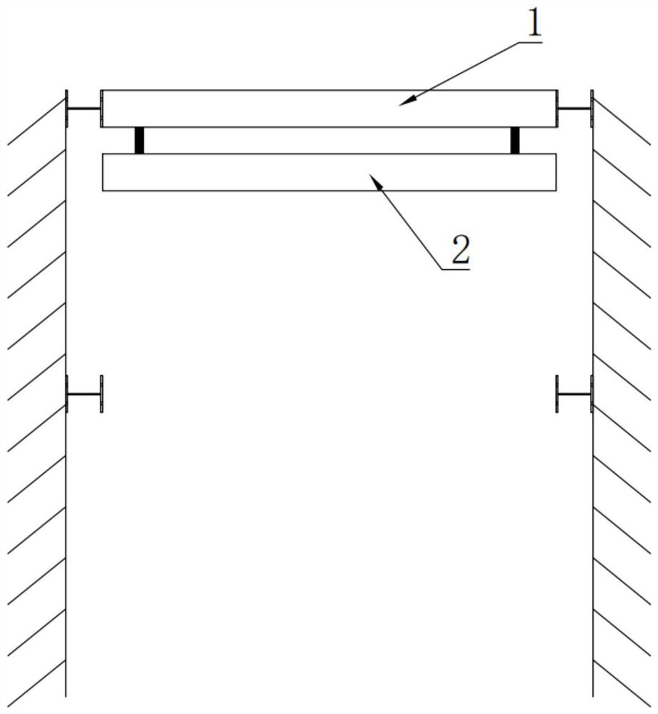 一种型钢支撑的安装方法及连接结构