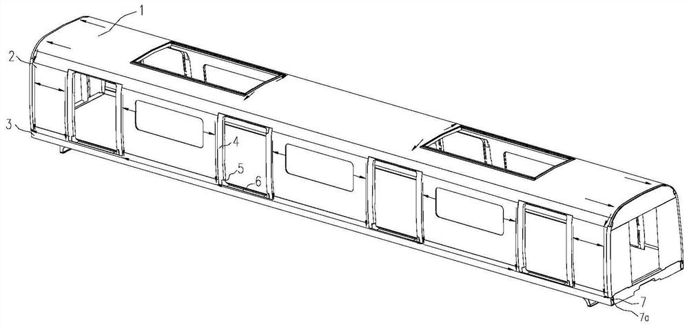 一种轨道车辆车体