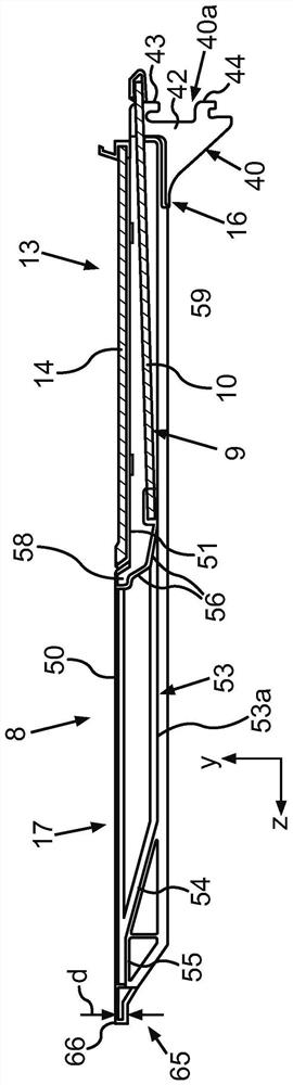 具有特定前搁板的搁板组件以及家用制冷器具