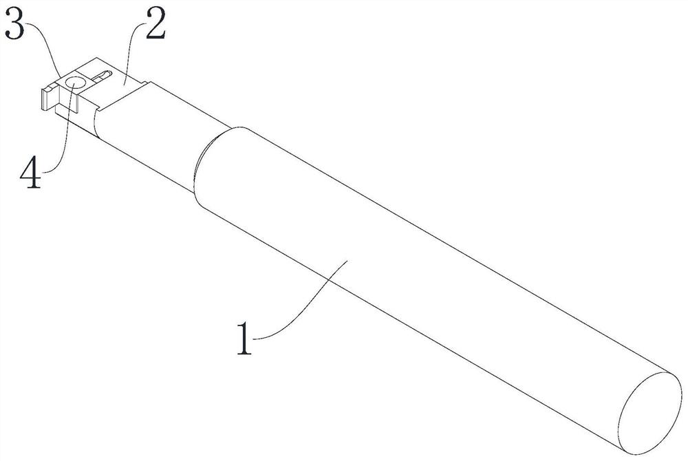 航空抱箍类型零件间断车削加工刀具