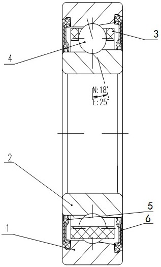 超高速、双密封导卫轴承