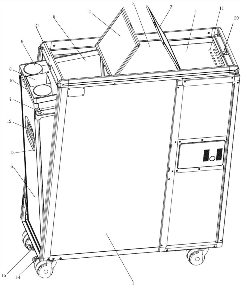 一种通用型航空手推车