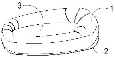 一种鸟巢式新生儿护理床垫