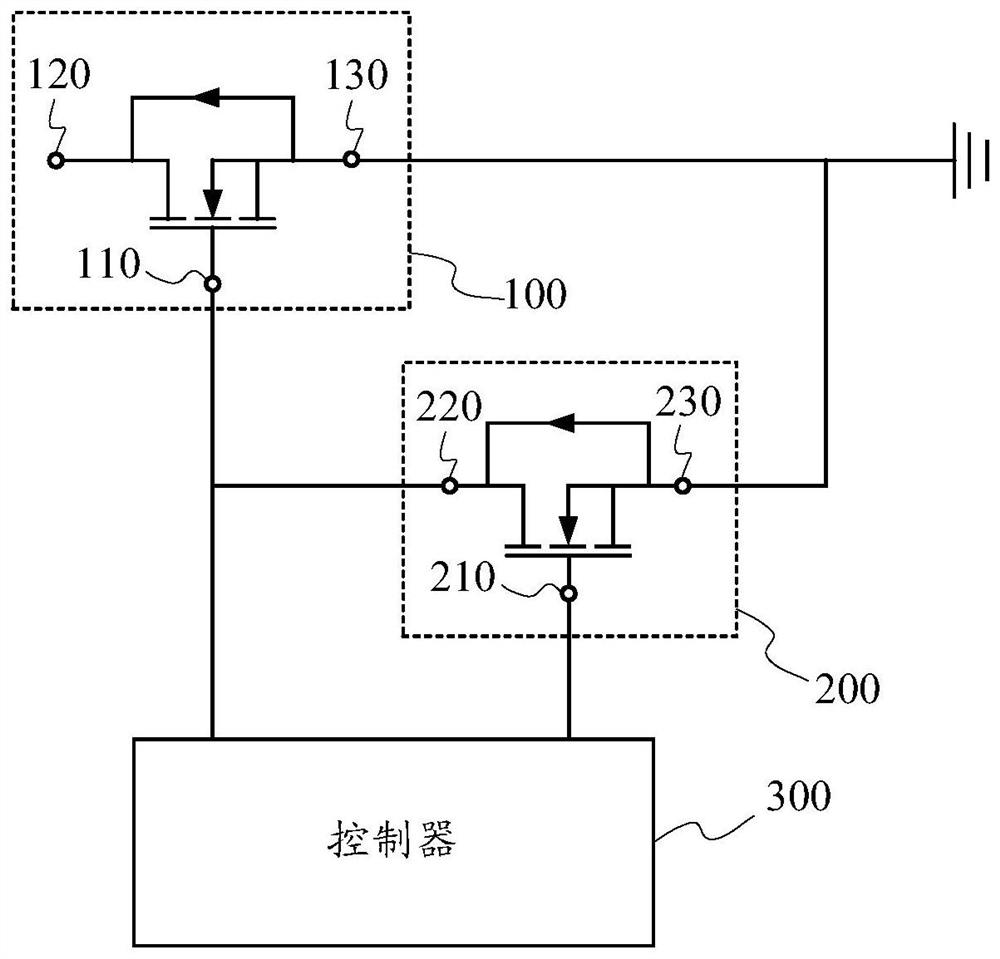 主功率电路和充电器