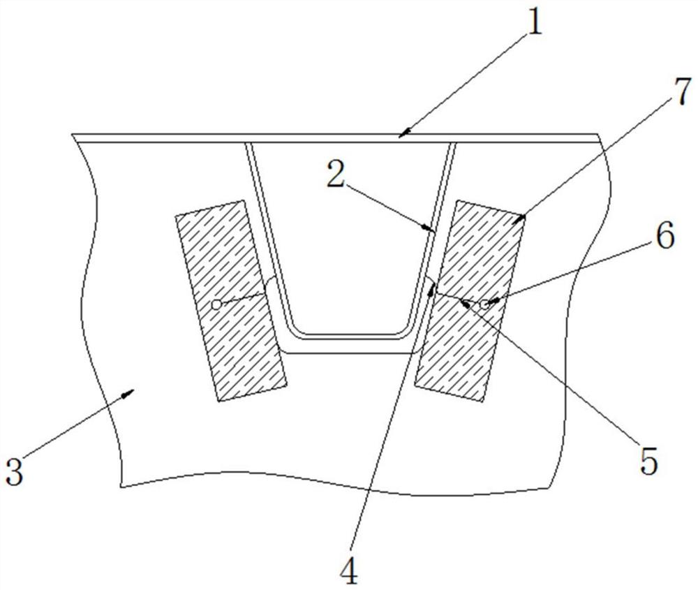 一种钢桥面板横隔板弧形切口处疲劳裂纹加固结构及方法