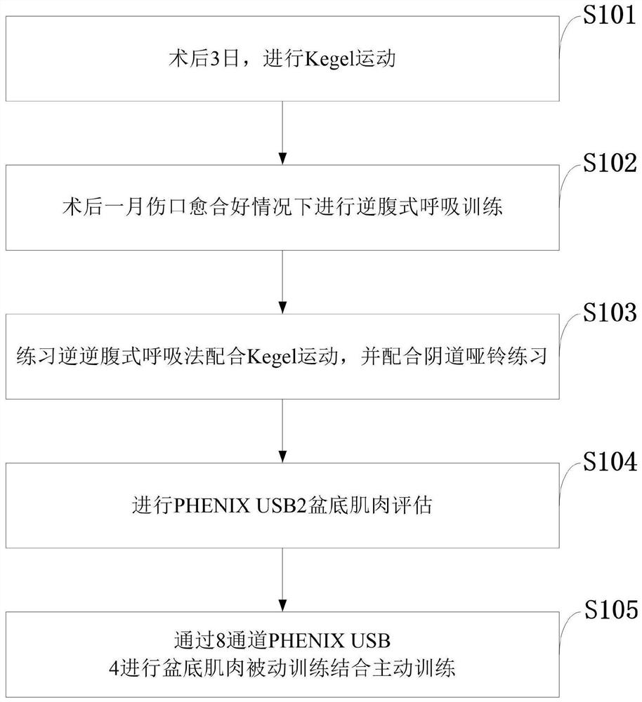 一种子宫全切术后恢复信息控制训练系统、方法