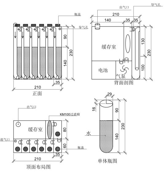 送风式防尘呼吸器粉尘水棉双重过滤方法