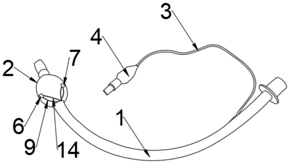 一种检测气管内壁微循环的气管插管