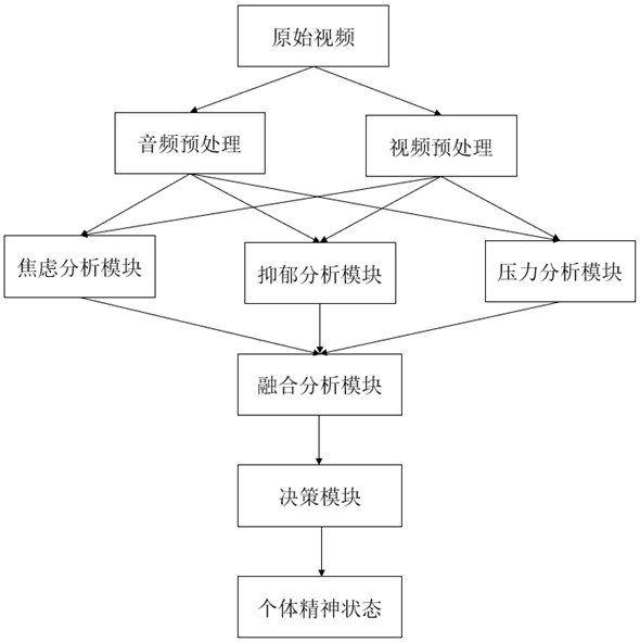 基于多角度分析的多模态精神状态评估方法